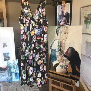 Oscar de la rents slip dress